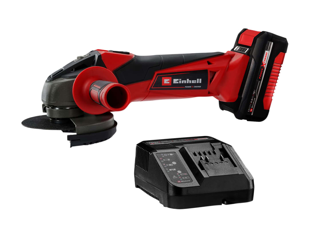 Einhell TC-AG 18/115 Li Power X-Change Angle Grinder 115mm 18V 1 x 4.0Ah Li-ion 4431133
