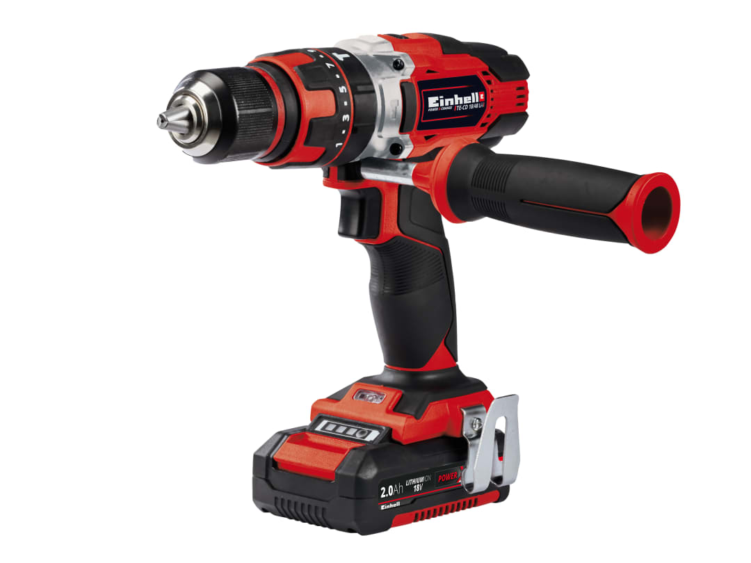 Einhell TE-CD 18/48 Li-i Power X-Change Impact Drill 18V 2 x 2.0Ah Li-ion 4513935