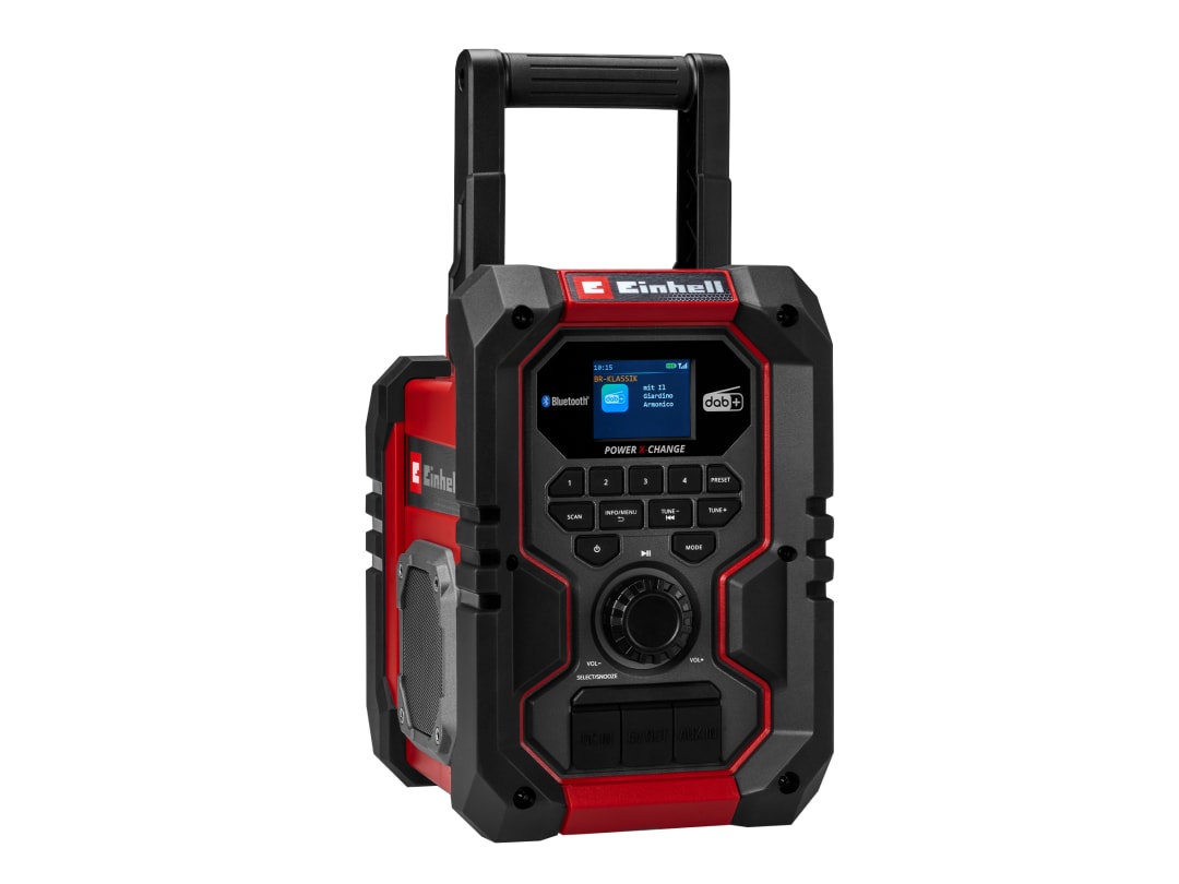 Einhell TE-CR 18 Li DAB+/FM/BT - Solo Cordless Radio 18V Bare Unit 3407995