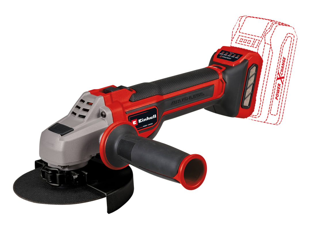 Einhell TP-AG 18/125 CE Q Li-Solo Pro Angle Grinder 125mm 18V Bare Unit 4431155