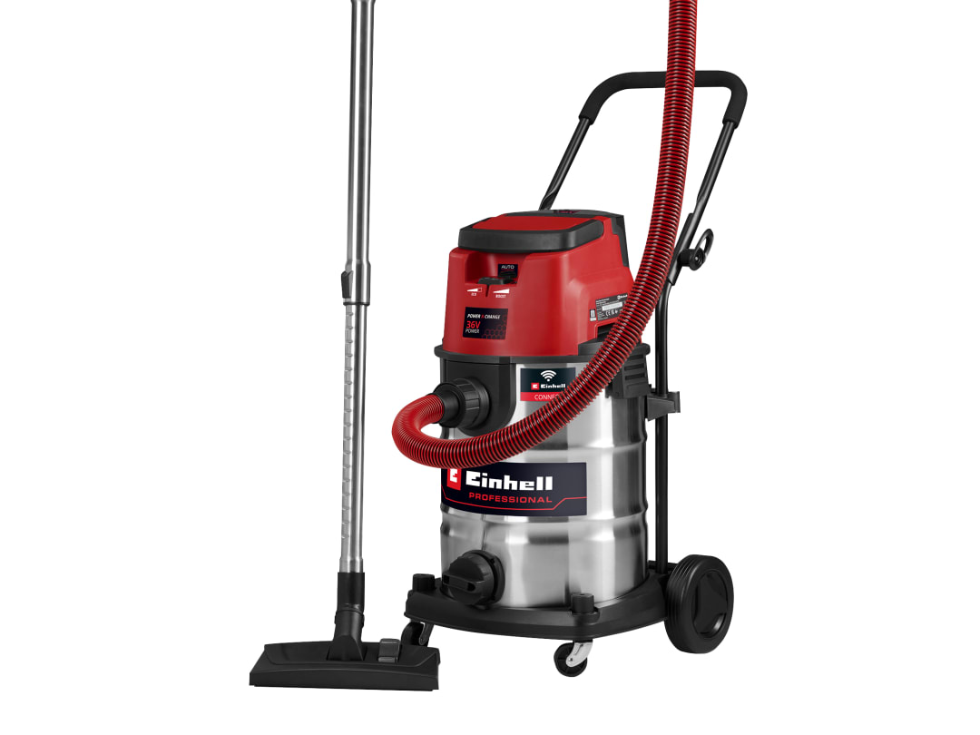Einhell TP-VC 36/30 S Auto-Solo PRO Wet/Dry Vacuum Cleaner 36V (2x18V) Bare Unit 2347143