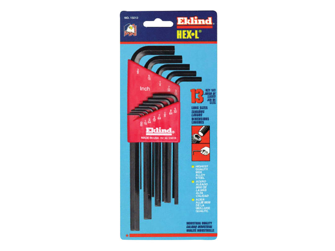 Photos - Screwdriver Eklind REK10213 Imperial Long Handle Hex L-Key Set, 13 Piece REK10213