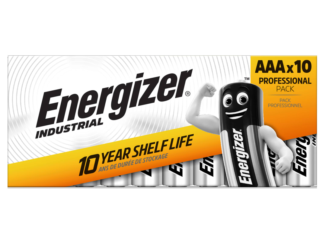 Energizer® AAA Industrial Batteries (Pack 10) S6603