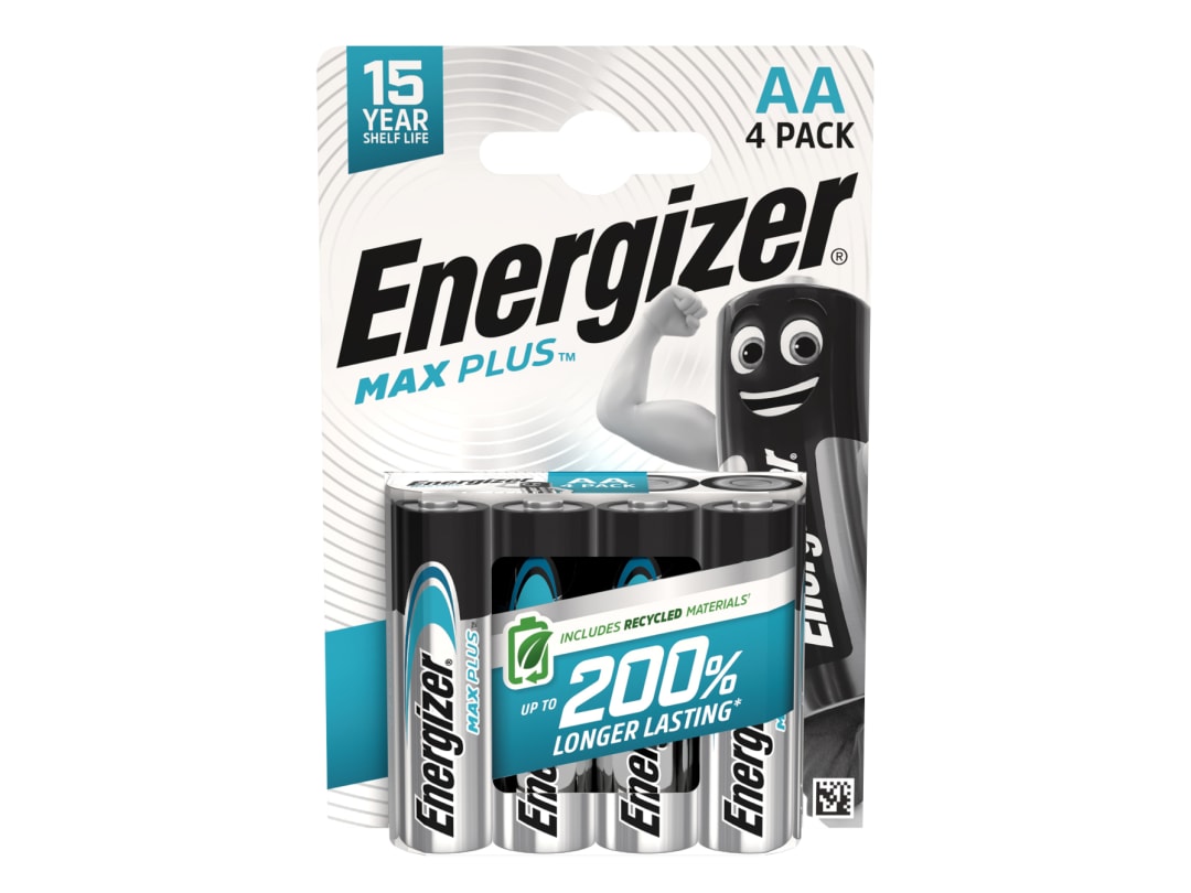 Energizer® MAX PLUS™ AA Alkaline Batteries (Pack 4) S13457