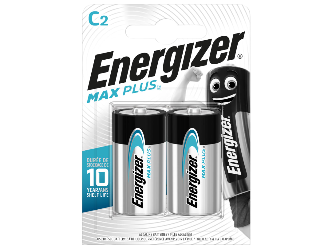 Energizer® MAX PLUS™ C Alkaline Batteries (Pack 2) S13461