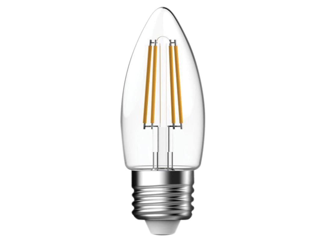 Energizer® LED ES (E27) Candle Filament Non-Dimmable Bulb, Warm White 470 lm 4W S12870