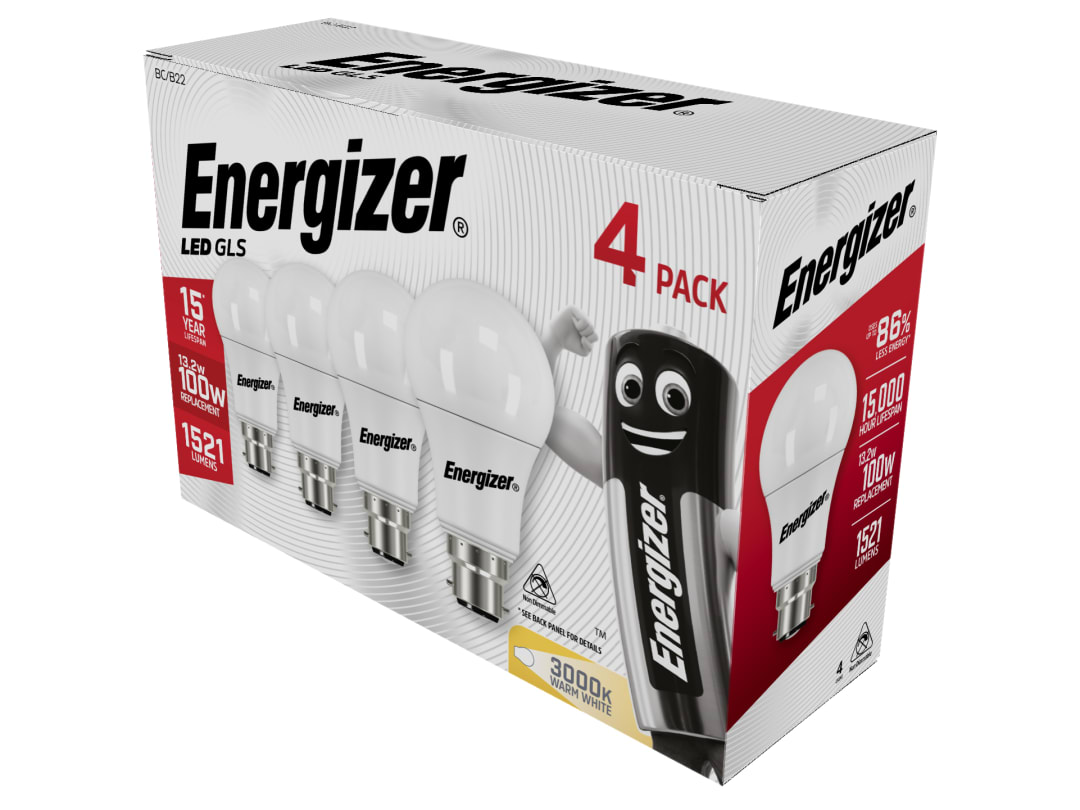 Energizer® Energizer LED GLS 1500 Lumens B22 x 4 S14423 S14423