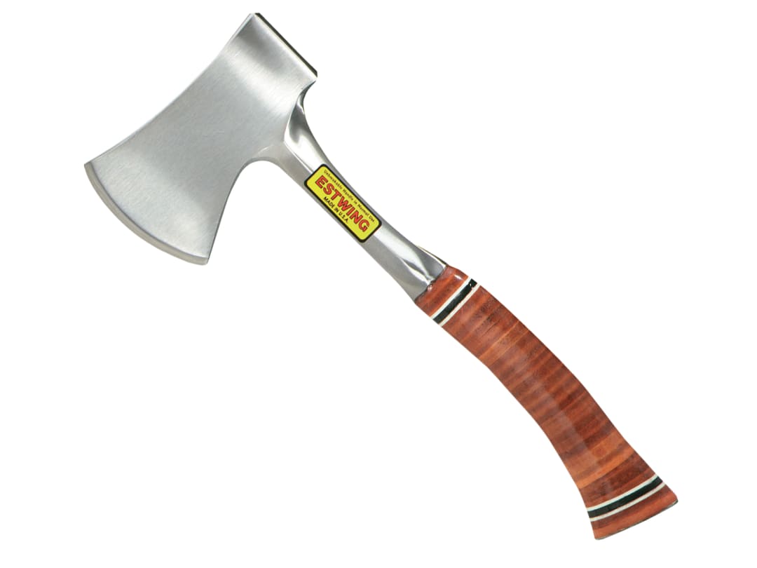 Estwing E24A Sportsman's Axe Leather Grip - 3.1/4in Edge (2 lb) E24A