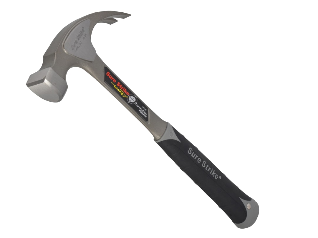 Estwing EMR20C Sure Strike All Steel Curved Claw Hammer 560g (20oz) EMR20C