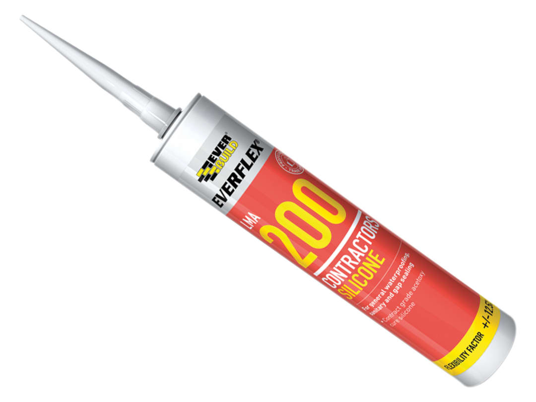 Everbuild Sika Everflex® LMA 200 Contractor's Silicone 295ml Brown 880093