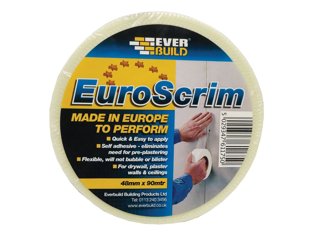 Everbuild Sika Euro Scrim Joint Tape 48mm x 90m 484687