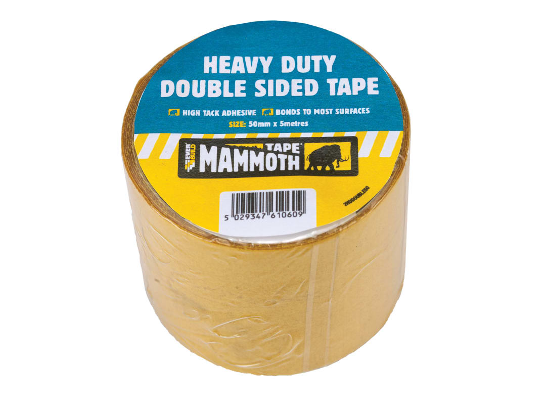 Everbuild Sika Mammoth Heavy-Duty Double Sided Tape 50mm x 5m 488760
