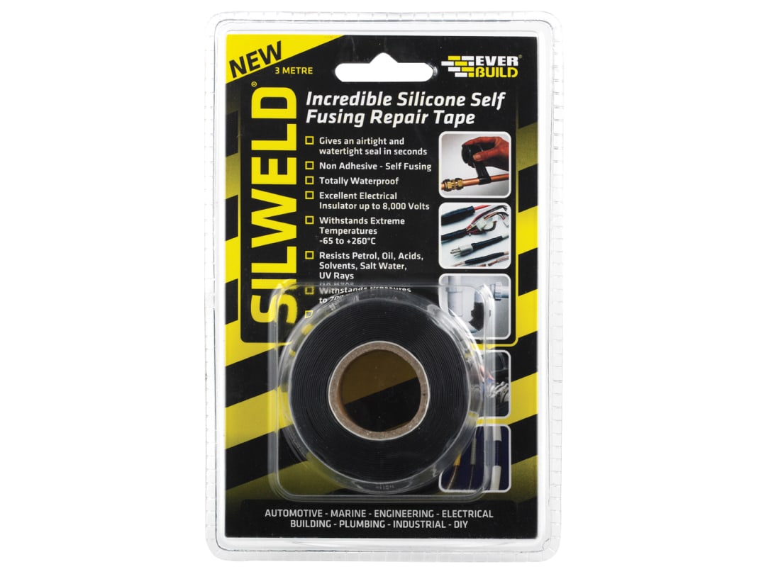 Everbuild Sika Silweld Tape 3m Black 484806