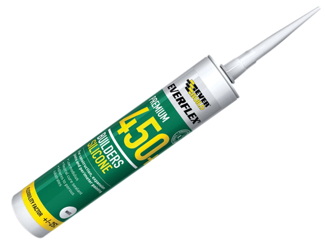 Everbuild Sika Everflex® 450 Builders Silicone Sealant Translucent 300ml 880194