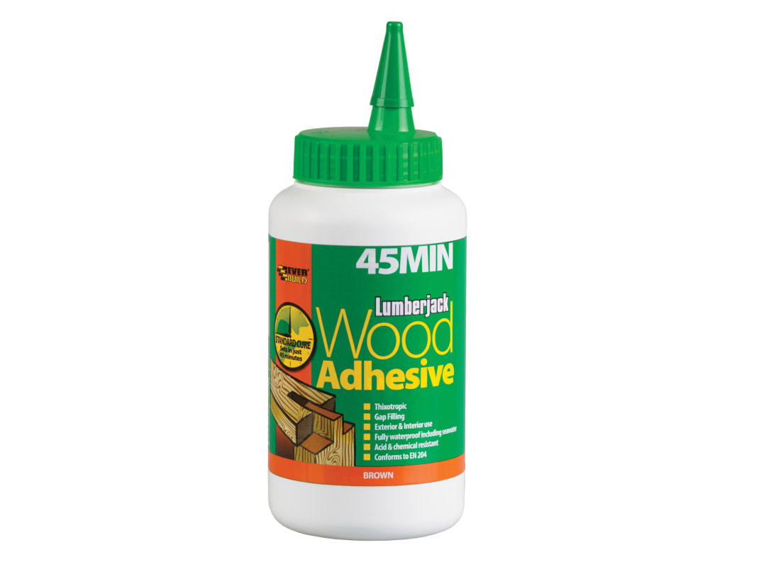 Everbuild Sika Lumberjack® 45 Min PU Wood Adhesive Liquid 750g 484686