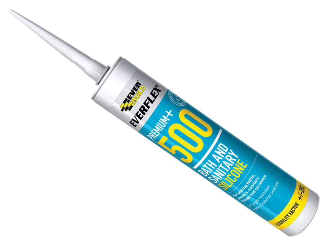 Everbuild Sika 500 Silicone Translucent C3 484841