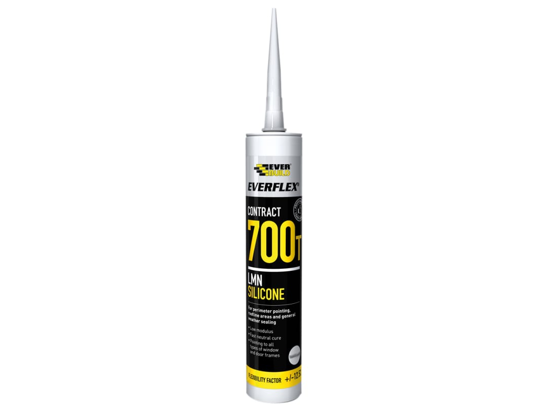 Everbuild Sika Everflex® 700T LMN Silicone Black 300ml 486162