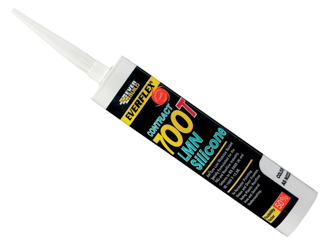 Everbuild Sika LMN Silicone 700T White 300ml 486161