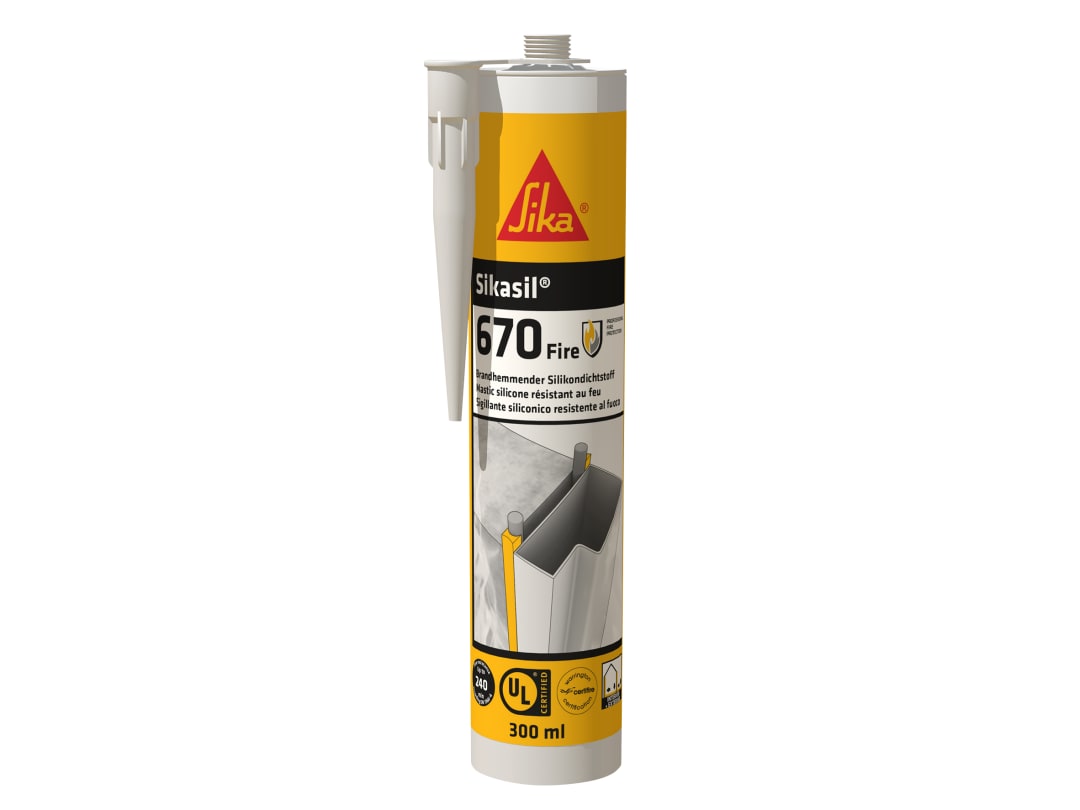 Everbuild Sika Sikacryl®-620 Fire Resistant Acrylic Sealant White 300ml 835256
