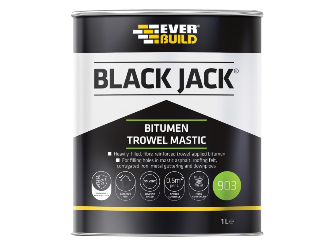 Everbuild Sika 903 Bitumen Trowel Mastic 1L 852672