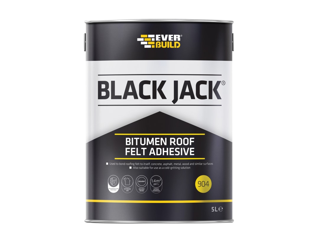 Everbuild Sika Black Jack® 904 Bitumen Roof Felt Adhesive 5 litre 852652