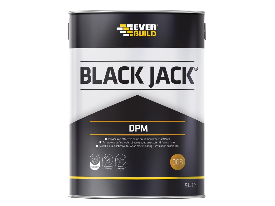 Everbuild Sika Black Jack® 908 D.P.M. 5 litre 852663
