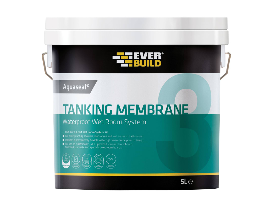Everbuild Sika Aquaseal Waterproof Tanking Membrane 5 litre 487333