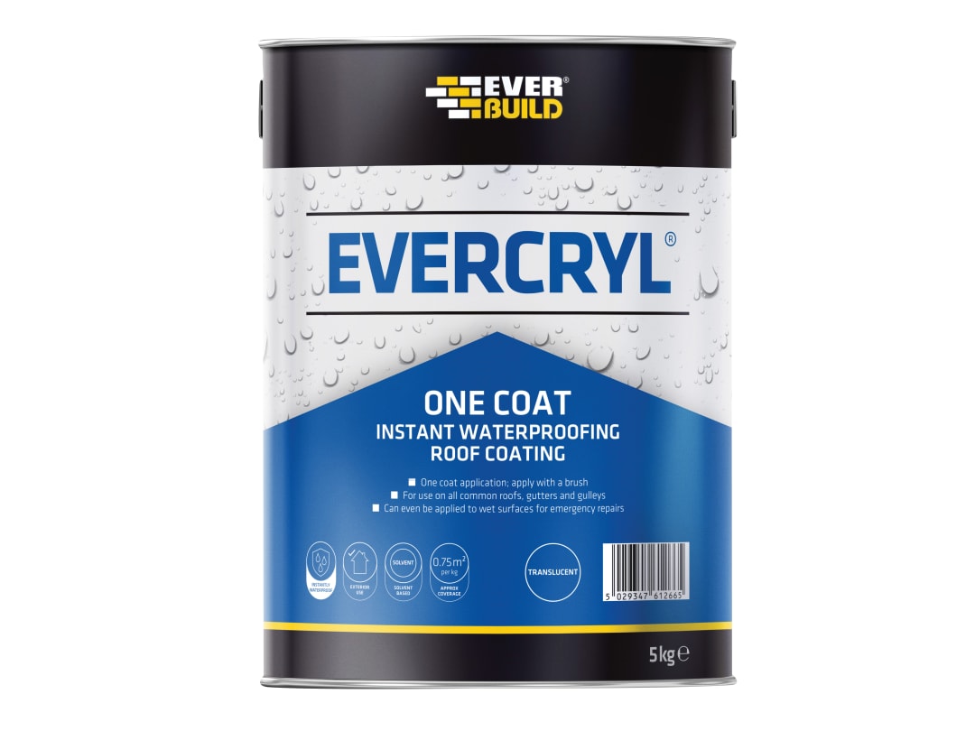 Everbuild Sika EVERCRYL® One Coat Clear 5kg 851590