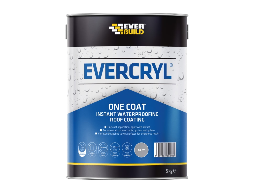 Everbuild Sika EVERCRYL® One Coat Grey 5kg 851569