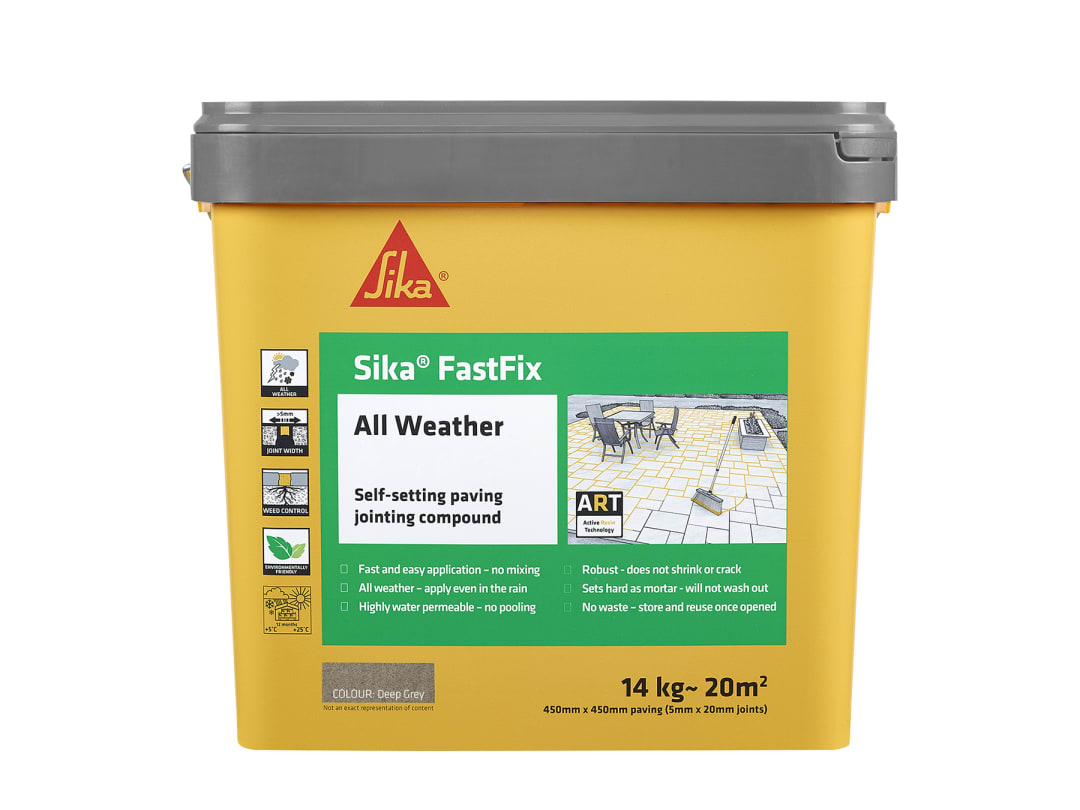 Everbuild Sika Sika® FastFix All Weather Charcoal 15kg 626733