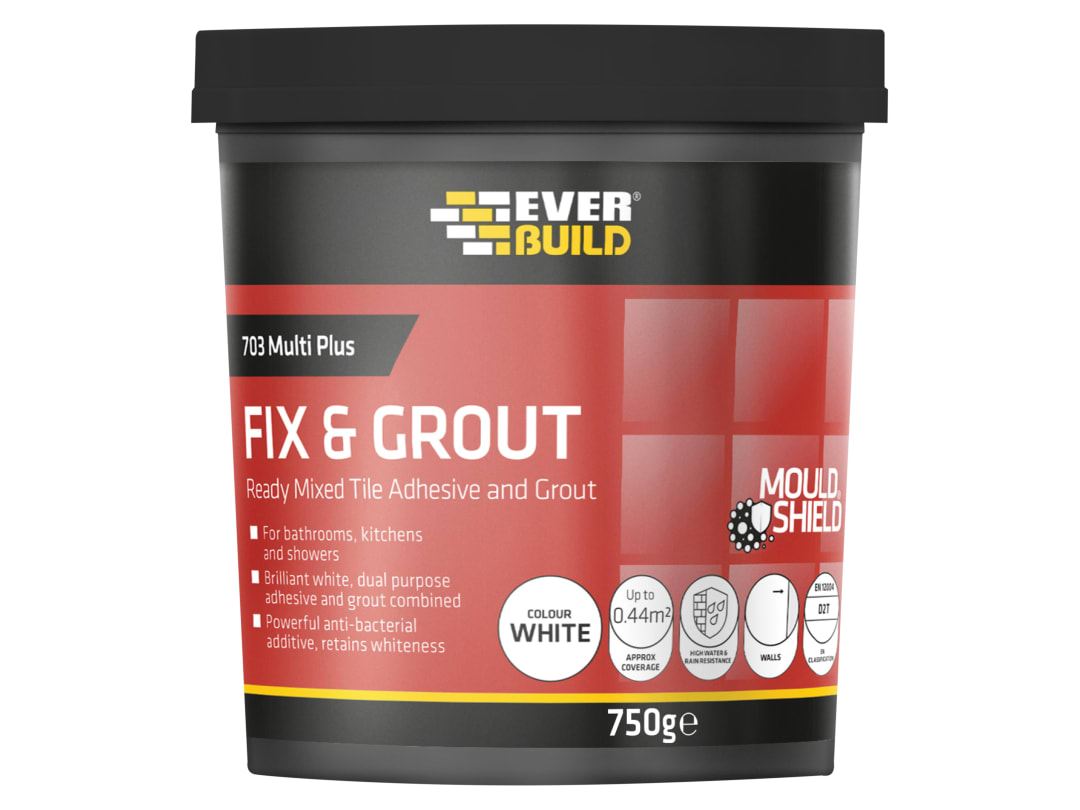 Everbuild Sika 703 Fix & Grout Tile Adhesive 3.75kg 487077