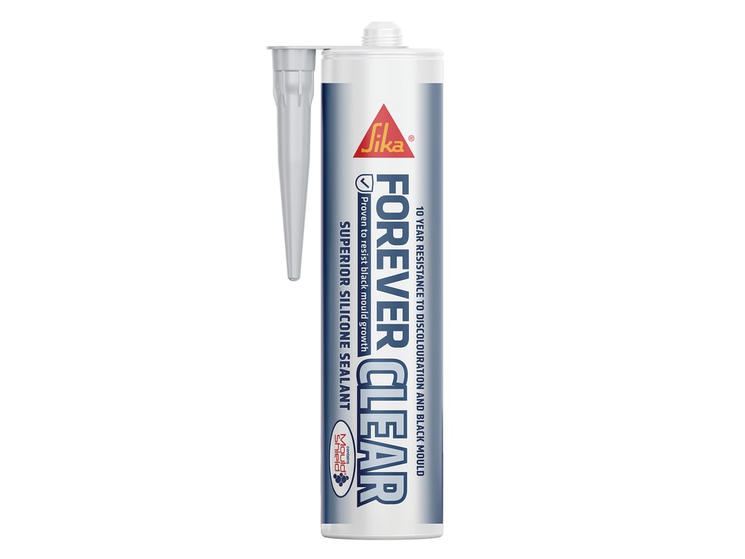Everbuild Sika Forever White Bath Sealant Clear 858501