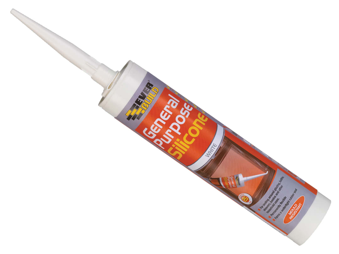 Everbuild Sika General Purpose Silicone Black 310ml 485955