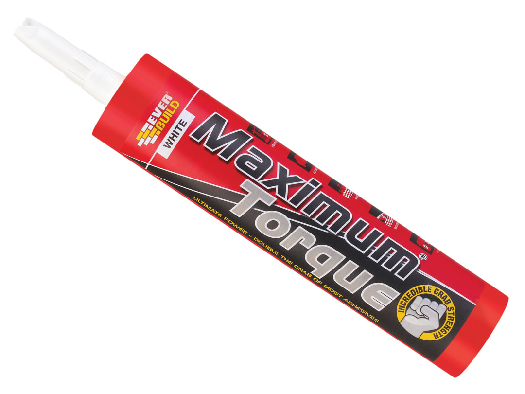 Everbuild Sika Maximum Torque Adhesive White 290ml 484807