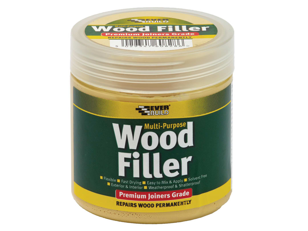 Everbuild Sika Multipurpose Premium Joiners Grade Wood Filler White 250ml 480467