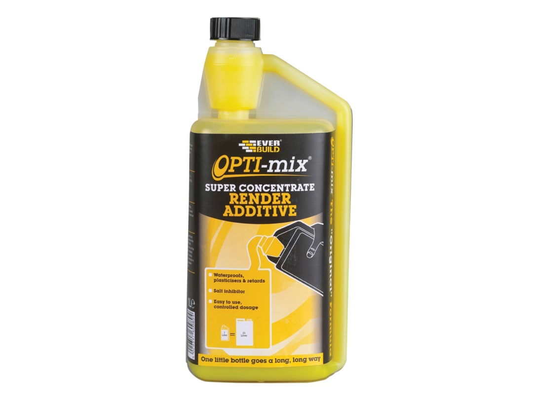 Everbuild Sika Opti-Mix 3-in-1 Render Additive 1 Litre 697962