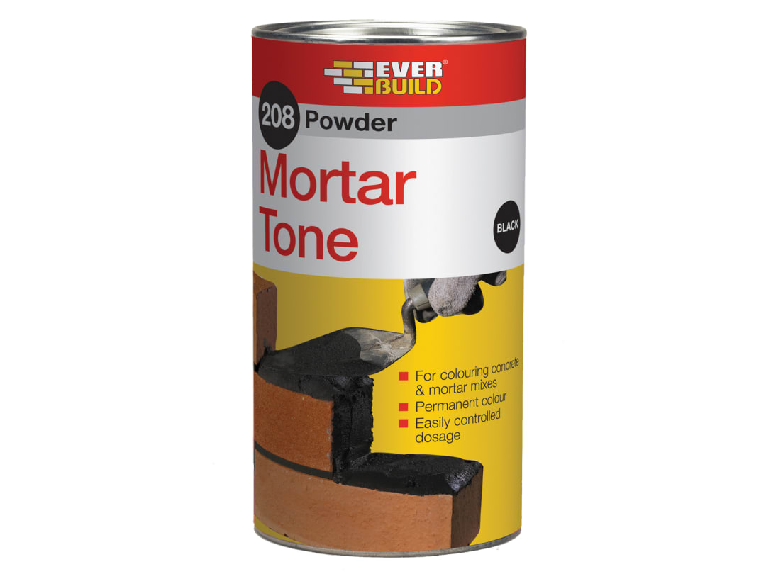 Everbuild Sika 208 Powder Mortar Tone Black 1kg 878064