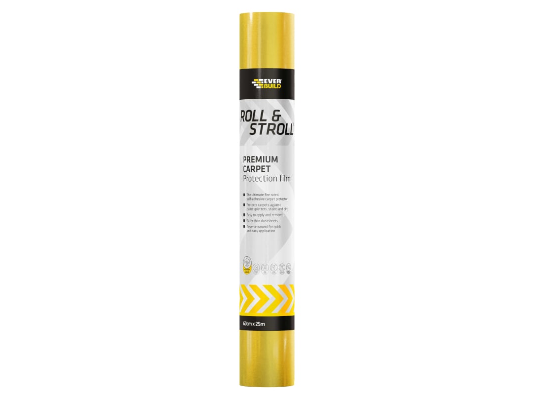 Everbuild Sika Roll & Stroll Premium Carpet Protector 600mm x 25m 462111