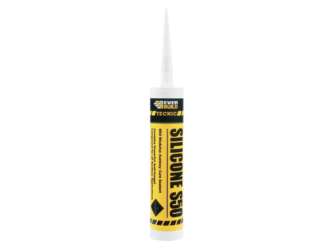 Everbuild Sika Tecnic Silicone S50 Translucent 310ml 486431