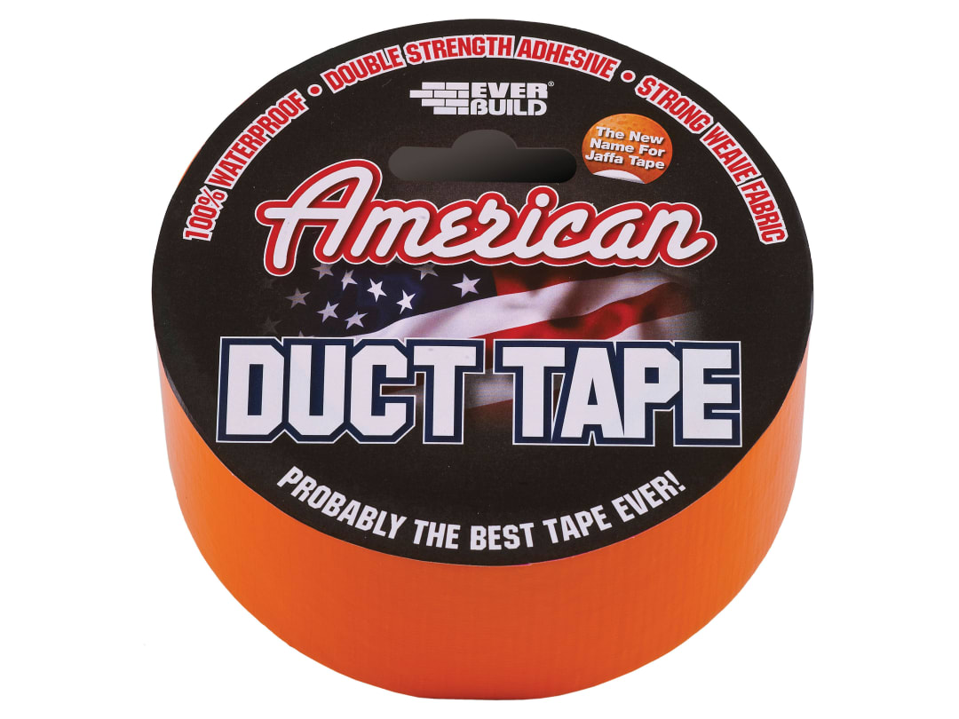 Everbuild Sika American Duct Tape 50mm x 25m Orange 487240