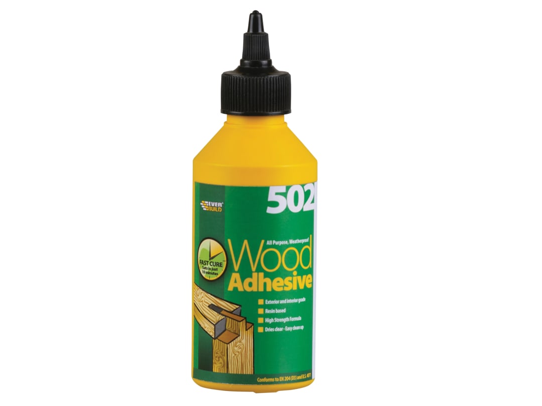 Everbuild Sika 502 All Purpose Waterproof Wood Adhesive 250ml 482248