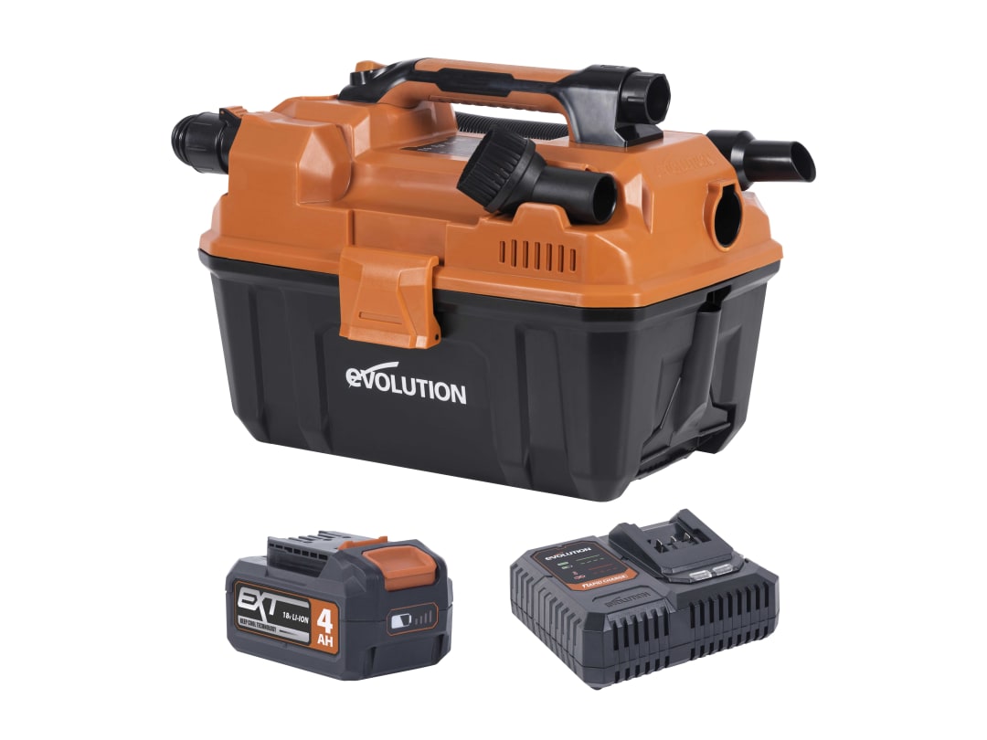 Evolution R11VAC-Li EXT Wet & Dry Vacuum Cleaner 18V 1 x 4.0Ah Li-ion 099-0001A