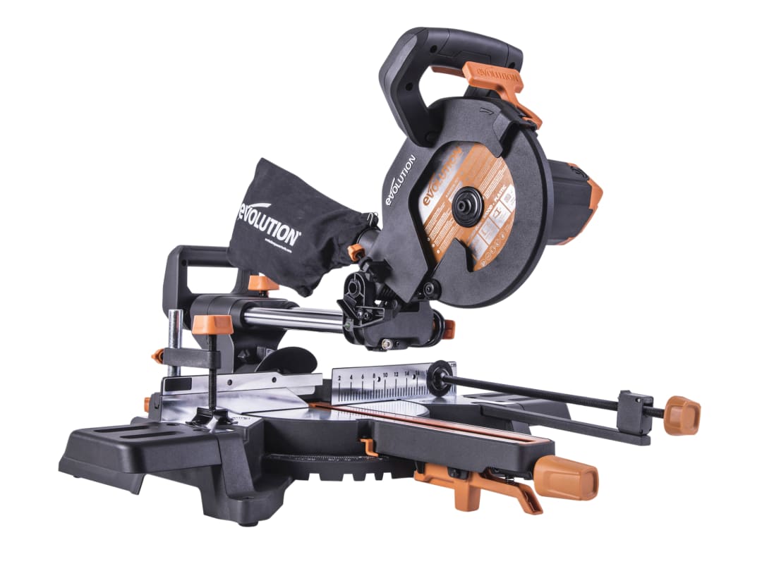 Evolution R210SMS-300+ Pro Multi-Material Sliding Mitre Saw 210mm 1500W 110V 048-0031A