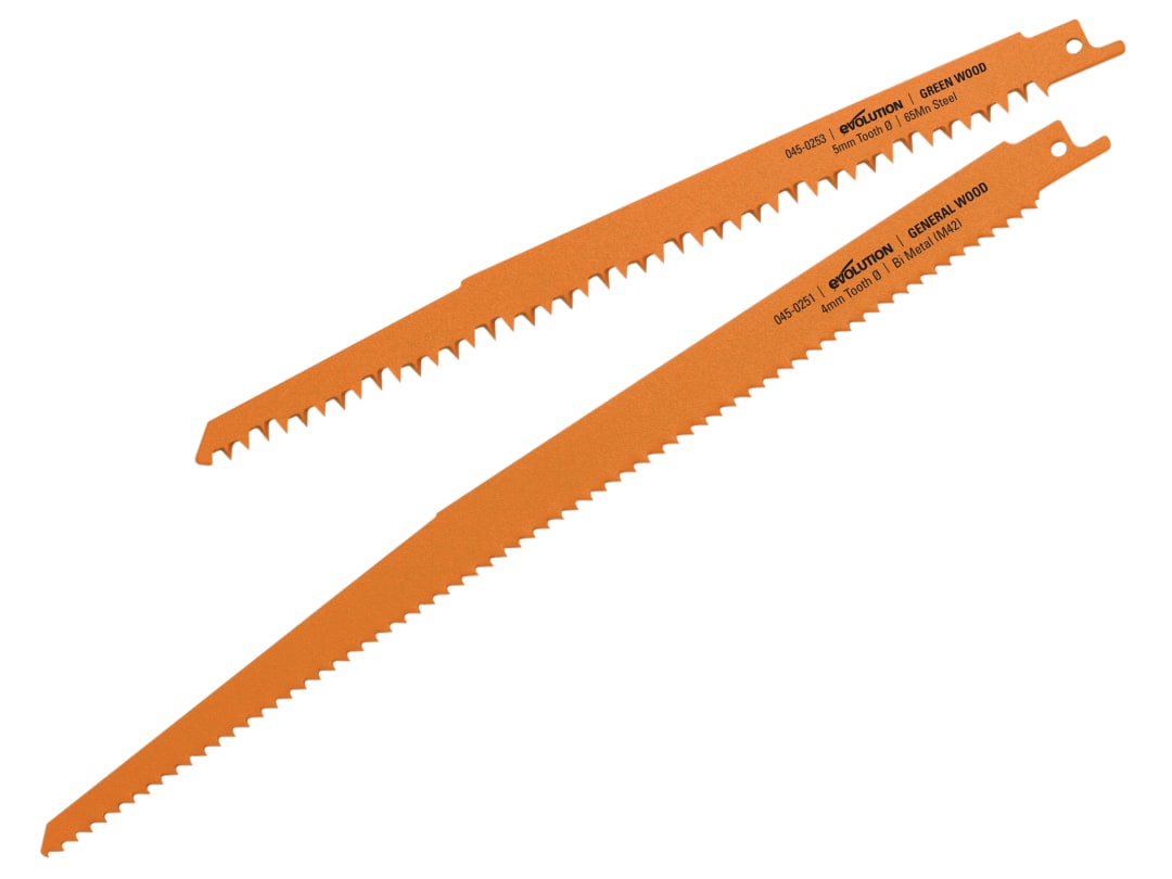 Evolution RAGE8® Wood Cutting Blade Pack 045-0254