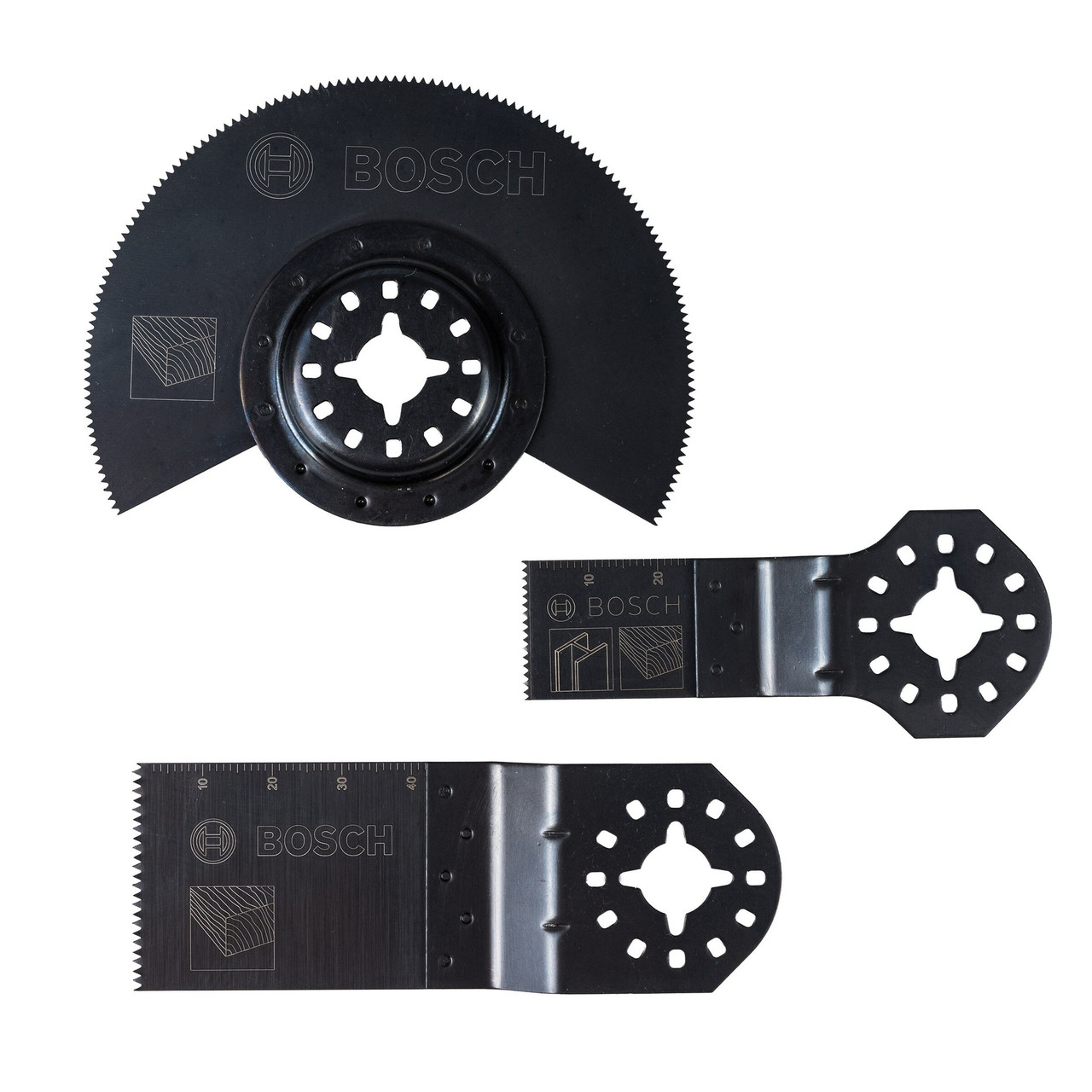 Bosch Powertool Accessories Basic Wood Set for Multi-tools, 3 Piece 2608662343