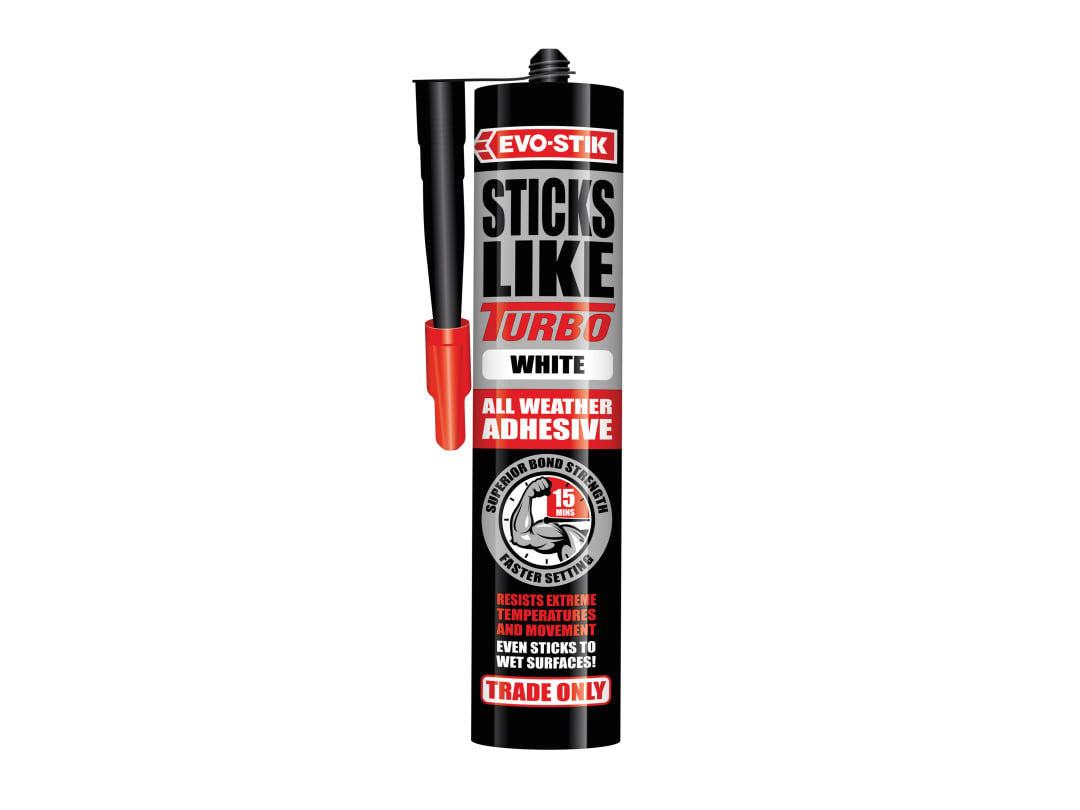 EVO-STIK Sticks Like Turbo White 290ml 30614238