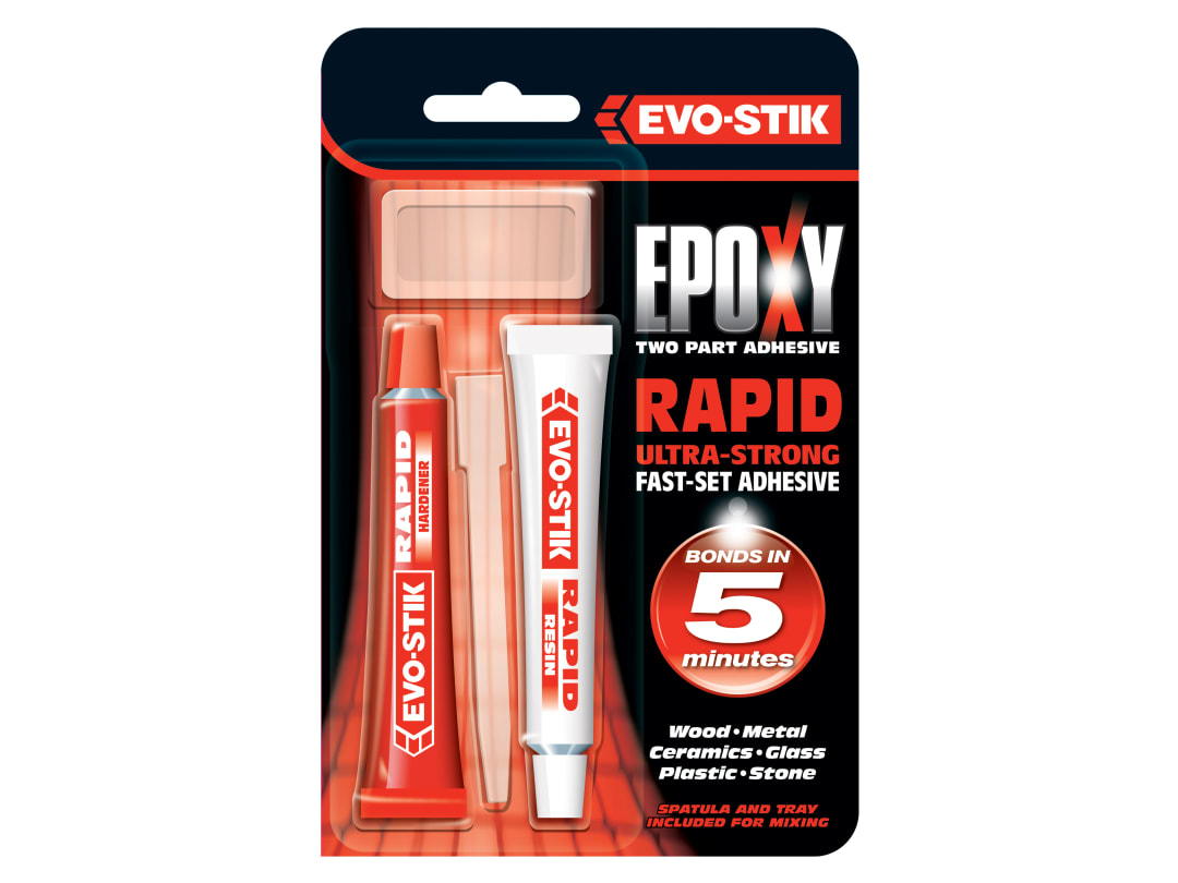 EVO-STIK Epoxy Rapid (5 Min.) 2 x 15ml Tubes 30613667