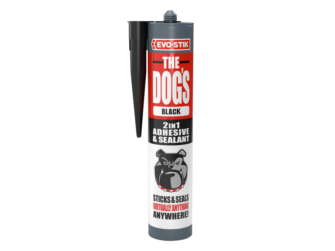 EVO-STIK The Dog's 2-in-1 Adhesive and Sealant Black 290ml 30630984