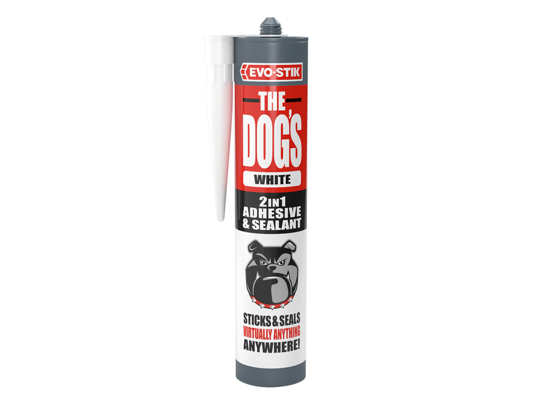 EVO-STIK The Dog's 2-in-1 Adhesive and Sealant White 290ml 30630952