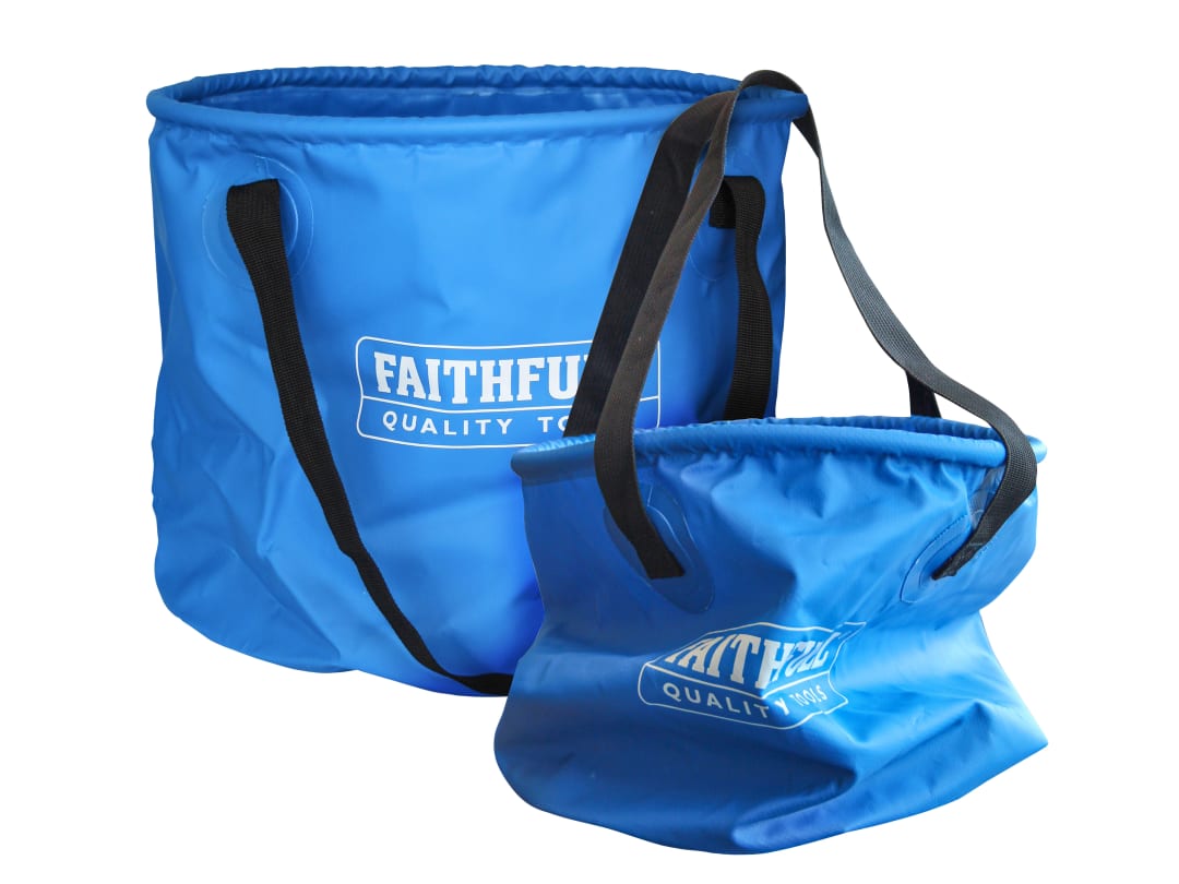 Faithfull Collapsible Bucket Twin Pack FAI1220LBUC